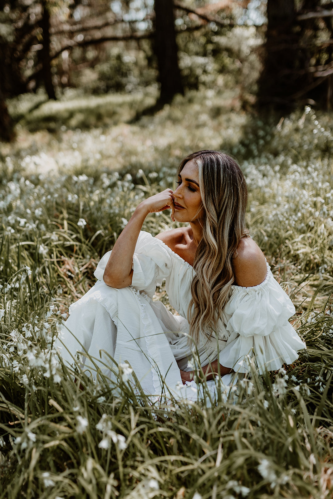 Co & Ry Lennie white cotton set for elevated everyday dressing