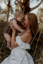TEDDI KNIT ROMPER - CHOCOLATE