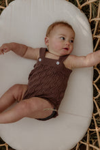 TEDDI KNIT ROMPER - CHOCOLATE