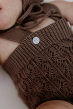 TEDDI KNIT ROMPER - CHOCOLATE