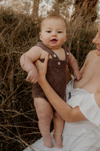 TEDDI KNIT ROMPER - CHOCOLATE