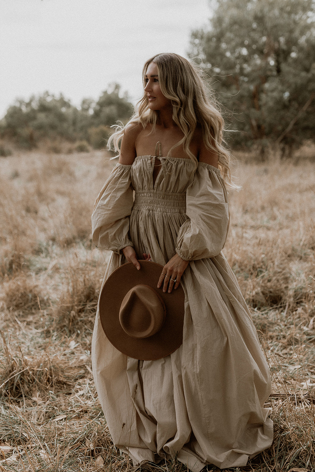 WILLA DRESS - FAWN
