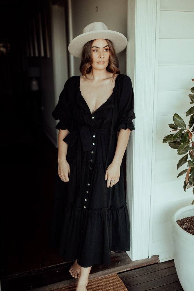 ODETTE DRESS - BLACK