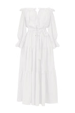 Co & Ry white cotton Goldie dress silhouette image