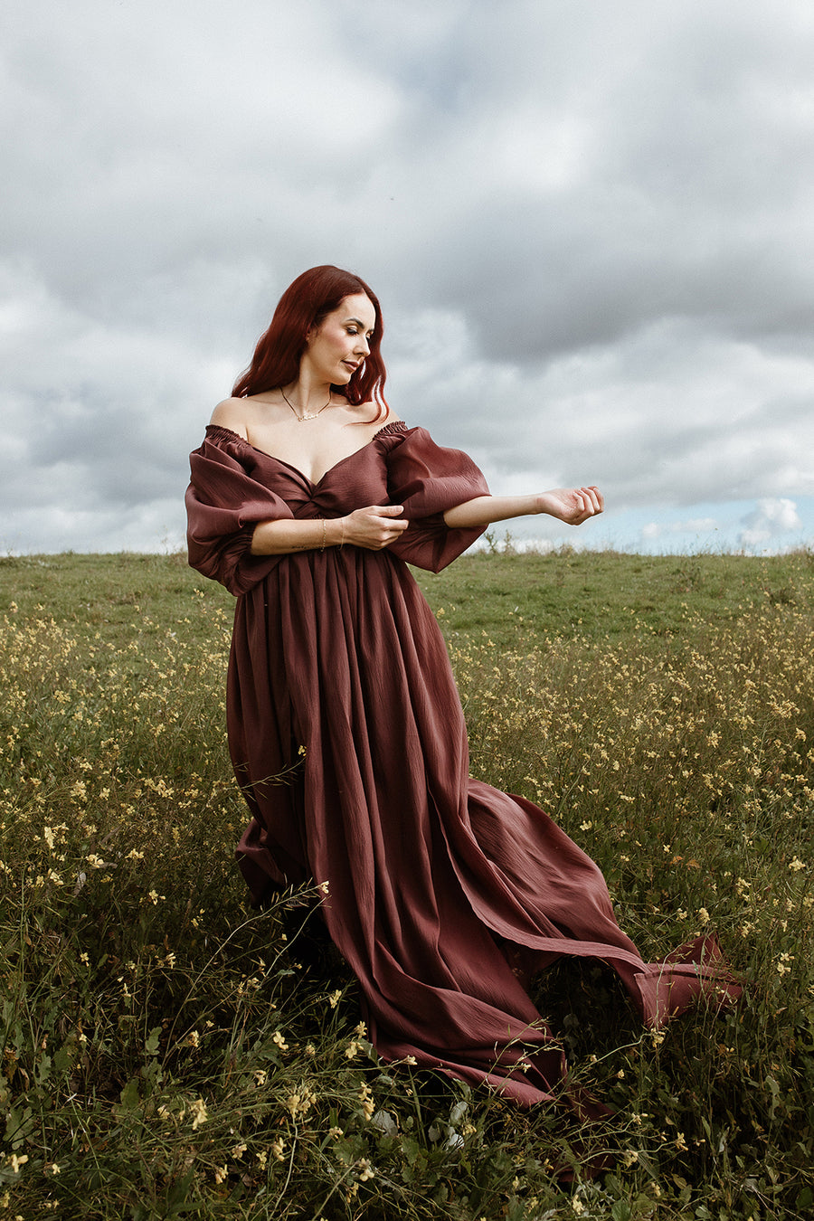 ILLOURA GOWN | MAHOGANY