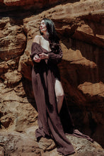 ILLOURA GOWN | CHOCOLATE