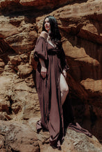 ILLOURA GOWN | CHOCOLATE