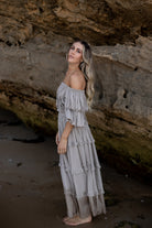 Lennie oatmeal cotton two piece set for relaxed everyday styling