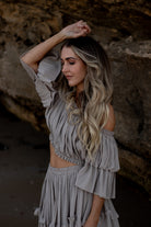 Co & Ry Lennie oatmeal set for comfortable and versatile wear