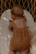 OAK KNIT ROMPER - TOFFEE