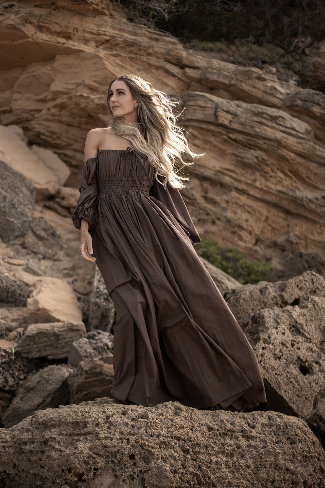 WILLA DRESS | CHOCOLATE