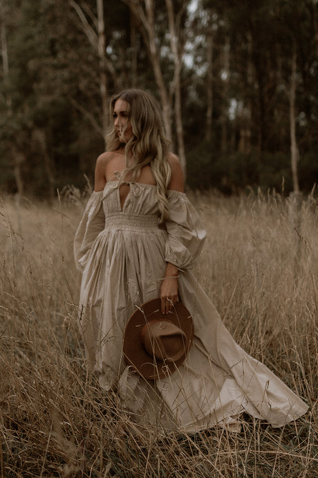 WILLA DRESS - FAWN